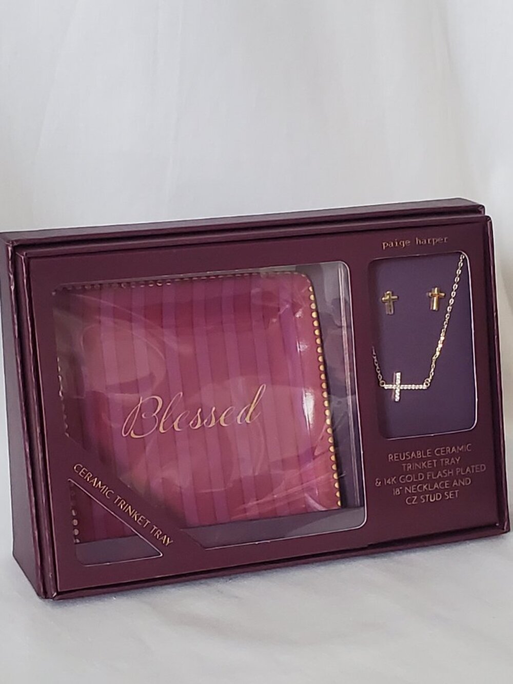 Brand New Giftset! Inspirational Jewelry and Trinket Tray A perfect gift for Mom